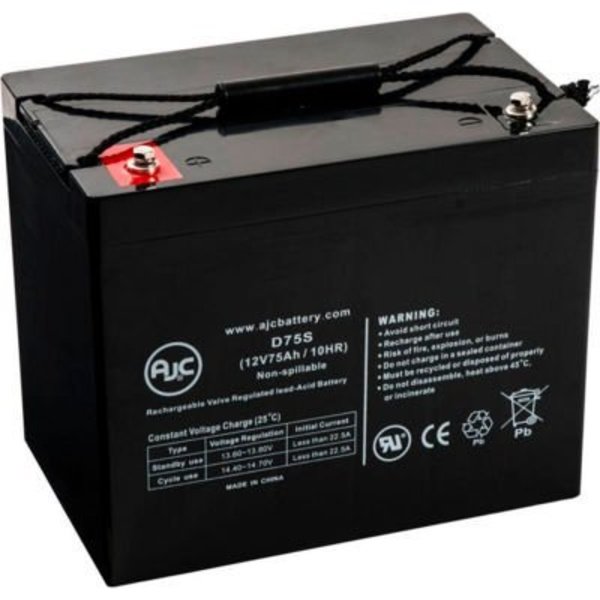 Battery Clerk UPS Battery, Compatible with Best Power FERRUPS FE1.8KVA B UPS Battery, 12V DC, 75 Ah BEST POWER-FERRUPS FE1.8KVA B